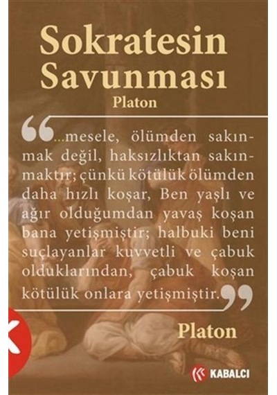Sokrates'in Savunması - Platon - Kabalcı Yayınevi