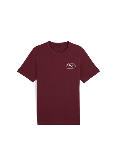 Puma Class Graphic Tee Bordo Erkek Kısa Kol T-shirt 000000000102266092 Bordo