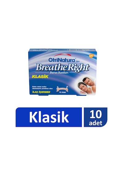 Breathe Right Klasik Burun Bandı Normal Boy 10'lu