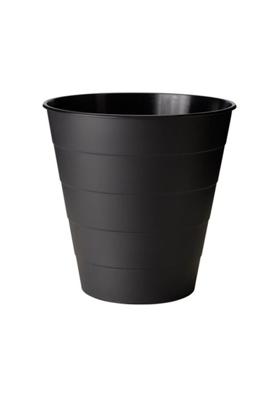 Ikea FNISS 10 LT 28 CM Masaaltı Çöp Kovası Siyah