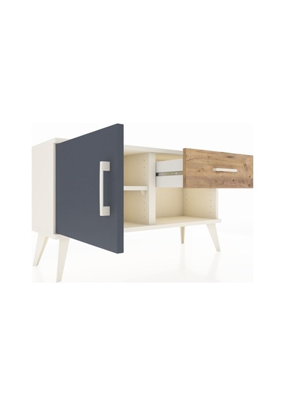 Arges Şifonyer Tek Raflı Tek Çekmeceli Tek Kapaklı 88x30x48 Aytaşı-antrasit/çam Antrasit/çam Arges Şifonyer Tek Raflı Tek Çekmeceli Tek Kapaklı 88x30x48 Aytaşı-antrasit/çam Antrasit/çam