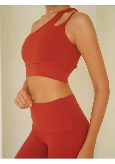 Mai Collection Mai Studios Co. Asana Geniş Paça Spor Bordo Pantolon Bordo