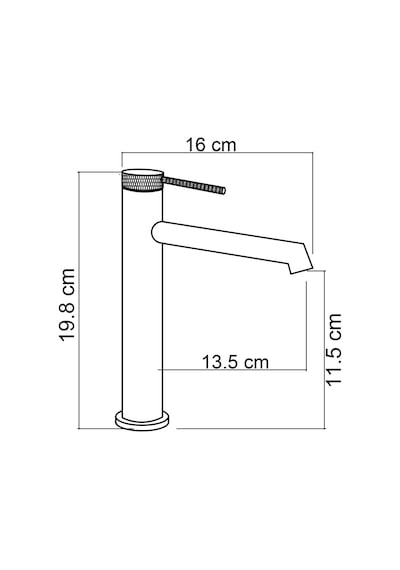 Fj-1013f Fırçalanmış Rose Lavabo Bataryası