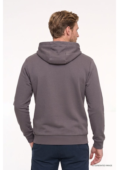 AC&Co / Altınyıldız Classics Erkek Koyu Gri Standart Fit Normal Kesim Kapüşonlu Kanguru Cepli Pamuklu Sweatshirt Koyu Gri AC&Co / Altınyıldız Classics Erkek Koyu Gri Standart Fit Normal Kesim Kapüşonlu Kanguru Cepli Pamuklu Sweatshirt Koyu Gri
