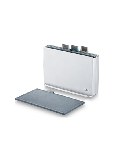 Jumbo Smart Grey Standlı 4'lü Kesme Tahtası Seti Gri