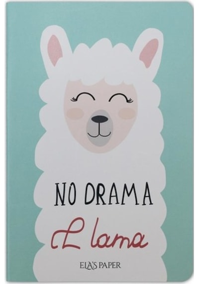 Ela's Paper Lama Çizgisiz Defter Mavi