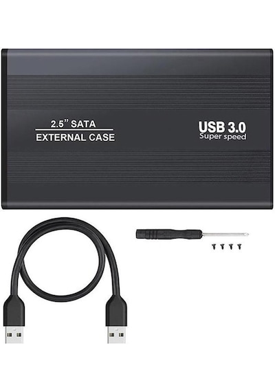 Koodmax 2.5'' Sata Usb 3.0 Harddisk Kutusu - 2.5 Hdd Ssd Kutu - Hızlı Veri Aktarımı - Metal Gövde