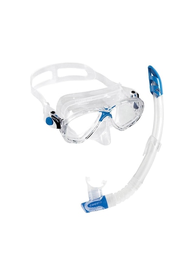 Cressi Marea Maske Gamma Şnorkel Seti Clear-blue Mavi