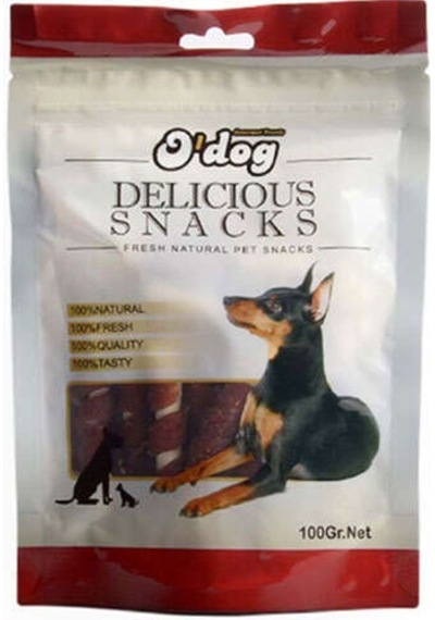 O'dog Dana Etli Sargılı Kemik Köpek Ödülü 100 G