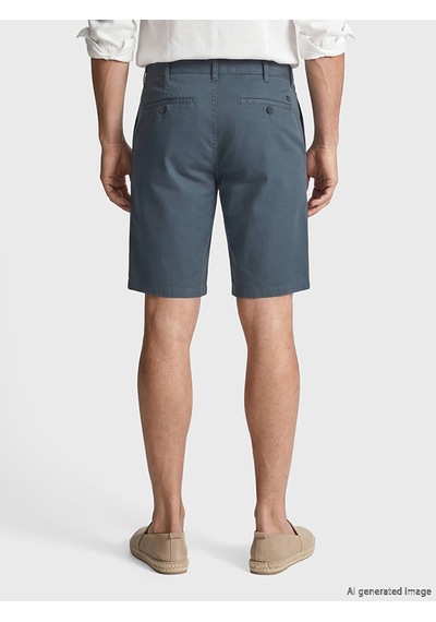Lcwaıkıkı Classic İndigo Standart Kalıp Erkek Gabardin Şort