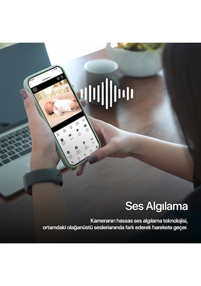 Xenon Smart Ev Kamerası | 2K 3MP, WiFi, Mobil Kontrol, Sesli, 360° Ptz, Hareket Takip, İç Mekan Kamera (X7205)