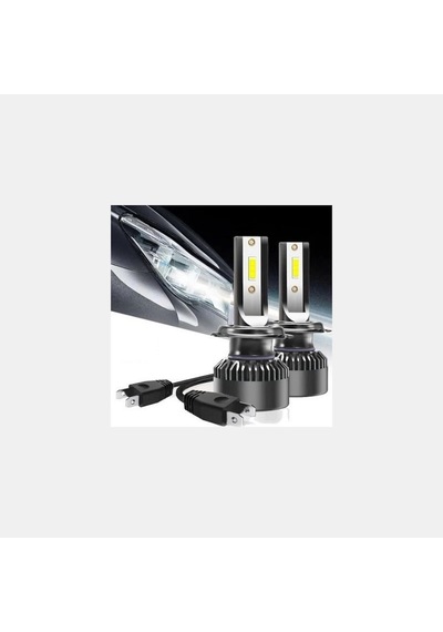 Motosiklet Led Xenon H4 Far Ampulü 8000 Lümen Fanlı