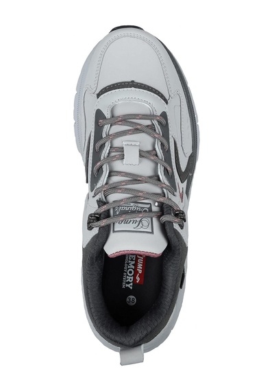 Jump 30866 Gri - Bordo Kadın Sneaker Günlük Spor Ayakkabı Gri