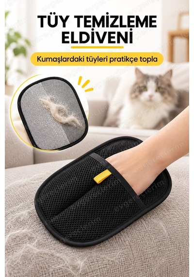 Evcil Hayvan Mikro Tüy Toplama Ve Temizleme Eldiveni