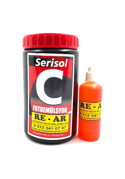 Serisol C Fotoemülsiyon Serigrafi Baskı Şablonu