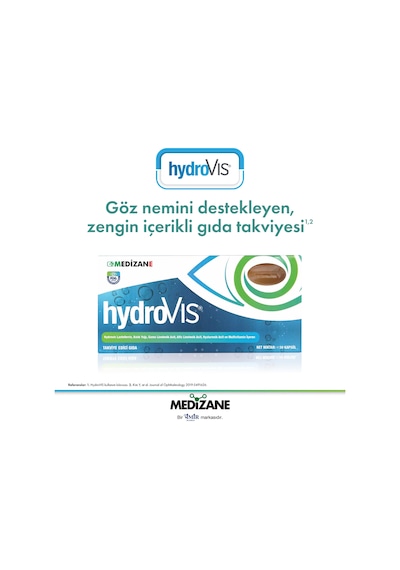 Medizane HydroVIS Gıda Takviyesi - 30 Kapsül