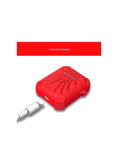 Apple AirPods Uyumlu Kılıf Zore Airbag 01 Silikon Yeşil