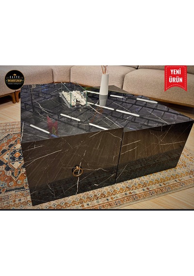 Workshop Elite Royal Polygon Şömineli 3'lü Orta Sehpa Seti Workshop Elite Royal Polygon Şömineli 3'lü Orta Sehpa Seti
