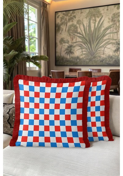 Retro Ekose Geometrik Kare Desenli Saçaklı Yastık Kılıfı - Mozaik Mavi Bordo Püsküllü Kırlent Kılıfı Derin Rota Lime Retro Ekose Geometrik Kare Desenli Saçaklı Yastık Kılıfı - Mozaik Mavi Bordo Püsküllü Kırlent Kılıfı Derin Rota Lime