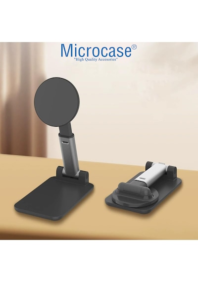 Microcase Masaüstü Ayarlanabilir Manyetik Başlıklı Dönerli Telefon Tutucu - Al5091 -