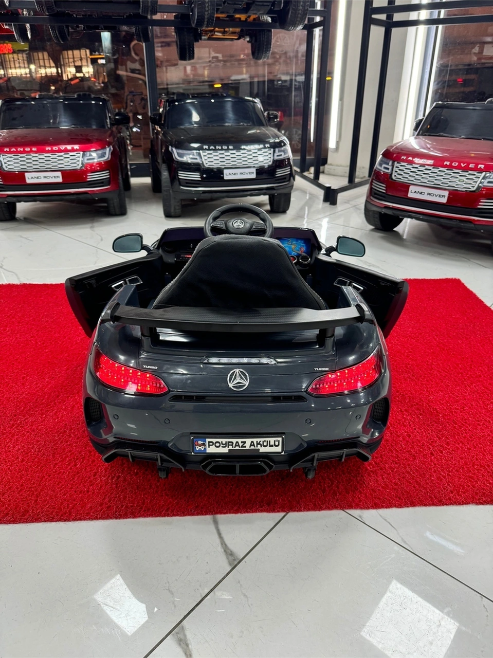 Mersedes Gtr Akülü Araba 0-6 Yaş Antrasit