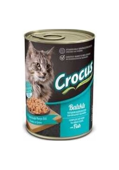 Crocus Yetişkin Kedi Balıklı Yaş Mama 400gr