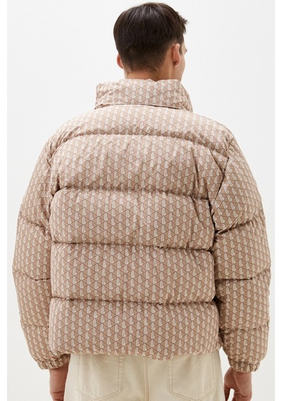 Lacoste Relaxed Fit Down Fill Mens Jacket Gizlenebilir Kapüşonlu Rahat Kesim Suya Dayanıklı Erkek Kaz Tüyü Mont Sütlü Kahve Süt Kahvesi