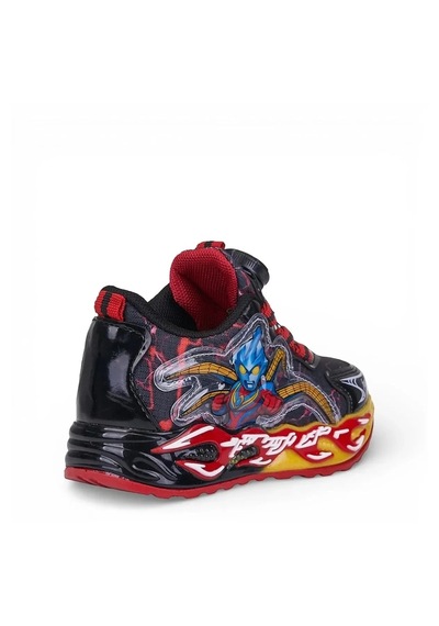 Zacoz Erkek Çocuk Akıllı Bağcıklı Ateş Desenli Spor Sneaker Ayakkabı Kırmızı - Siyah Zacoz Erkek Çocuk Akıllı Bağcıklı Ateş Desenli Spor Sneaker Ayakkabı Kırmızı - Siyah
