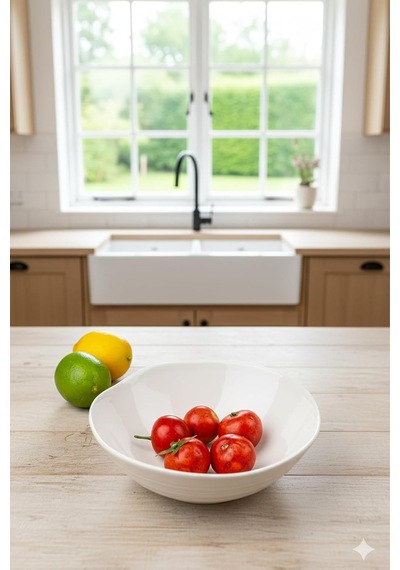Tr Shine Yuvarlak Salata Kasesi 20 Cm Porselen 1.4 Litre Genel