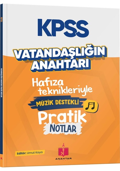 Kpss Vatandaşlığın Anahtarı Müzik Destekli Pratik Notlar - Umut Kaya