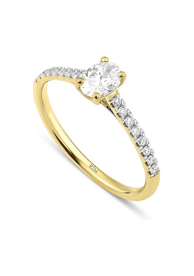 0.70 Karat Oval Tektaş Laboratuvar Pırlanta Yüzük - Hrd Sertifikalı Altın