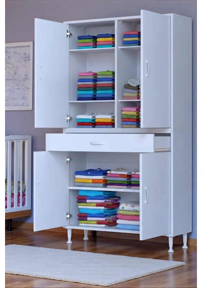 Eliusta Line Beyaz 90 Cm Banyo Dolabı Çok Bölmeli Banyo Düzenleyici Dolap 4 Kapaklı 4 Raflı 90x173x32,5 Cm Beyaz Eliusta Line Beyaz 90 Cm Banyo Dolabı Çok Bölmeli Banyo Düzenleyici Dolap 4 Kapaklı 4 Raflı 90x173x32,5 Cm Beyaz