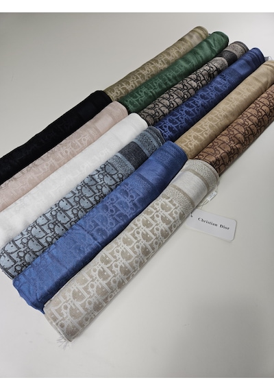 Cd Desen Kaşmir İpek Şal Silk Scarfs Hijab İthal Ürün Vizon