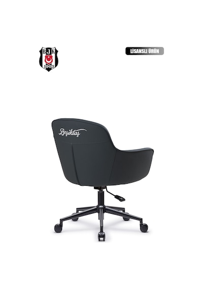 Fanchair X Beşiktaş Icon Gri Çalışma Koltuğu-40