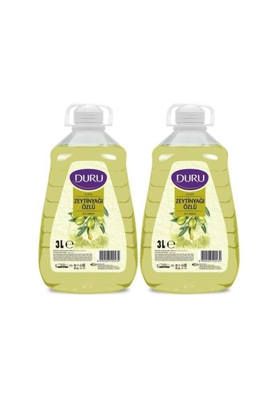 Duru Mutluluk Serisi Zeytinyağlı Sıvı Sabun 2x3 Lt Sku: Zeus8690010456809