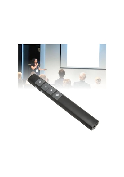 Kablosuz Sunum Tıklayıcı Kırmızı Işaretçi Slayt Gösterisi Powerpoint Wın10 Mac Keynote Slaytlar B3