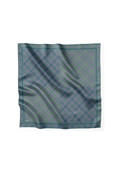 Belli İpek Eşarp - 4218-50 Yeşil Twill