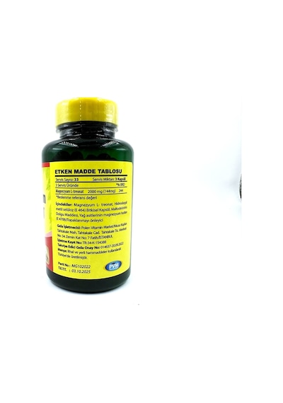 Vitapol Magnezyum L-treonat 2000 Mg 100 Vegan Kapsül mgltreonat