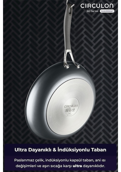 Ans-5011275822063-d-myr128-cırculon, 28cm Kızartma Tavası Siyah