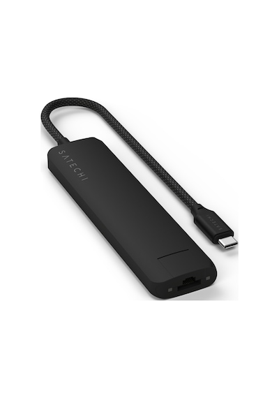 Satechi 7 İn 1 Usb-c Slim Multiport Adaptör Ethernet Siyah St-p7sk