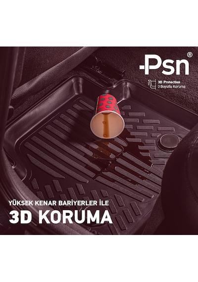 Cıtroen C4 X 2022-.. İle Uyumlu - Araca Özel Paspas