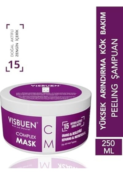 Complex Onarım Saç Maskesi 15 Doğal Aktifli Besleyici Güçlendirici Ve Nemlendirici Bakım Butter