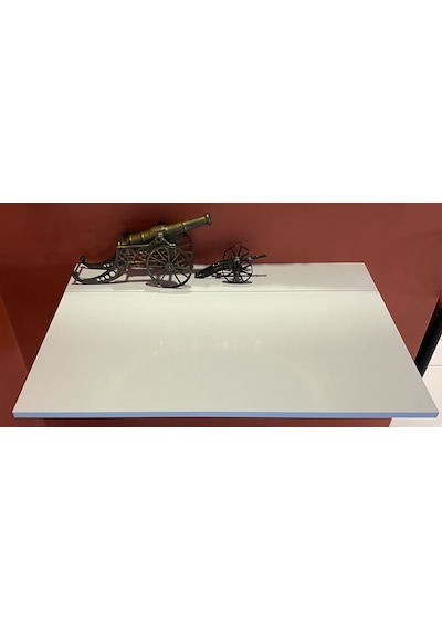 Duvara Monteli Raflı Katlanır Portatif Açılır Kapanır Masa 90*60 cm