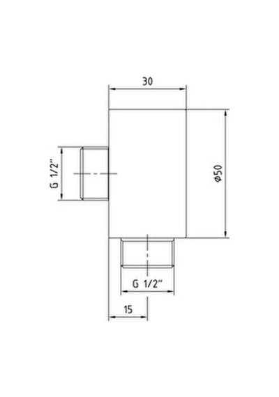 Eca Minimal Mat Siyah Duş Çıkış Dirseği - 102126634c1 Diğer
