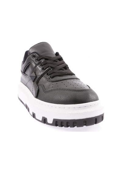 Dgn 020-22k Kadin Kalin Taban Bağcikli Dikiş Detayli Sneakers Ayakkabi 020-2252-R1534 Siyah Dgn 020-22k Kadin Kalin Taban Bağcikli Dikiş Detayli Sneakers Ayakkabi 020-2252-R1534 Siyah