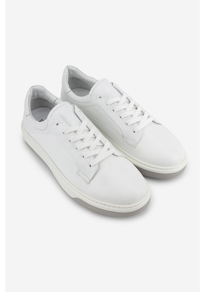 Valmenti Erkek Hakiki Deri Beyaz Sneakers & Spor Ayakkabı 1212 2504 Erk Ayk Y26 Byz Fltr/byz Met
