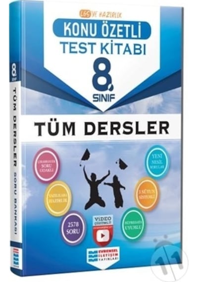 Evrensel Yayınları 8.Sınıf Tüm Dersler Konu Özetli Video Çözüm