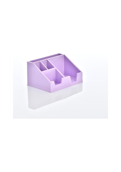 Ops Masa Seti Kalemlik-Organizer Pastel Mor KLM 208