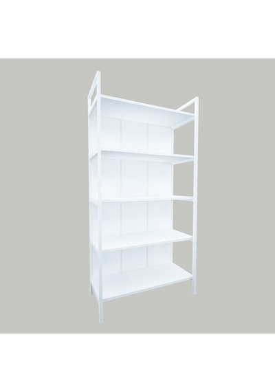 Decorfers Lıvre Plus 90'lık Kitaplık Beyaz