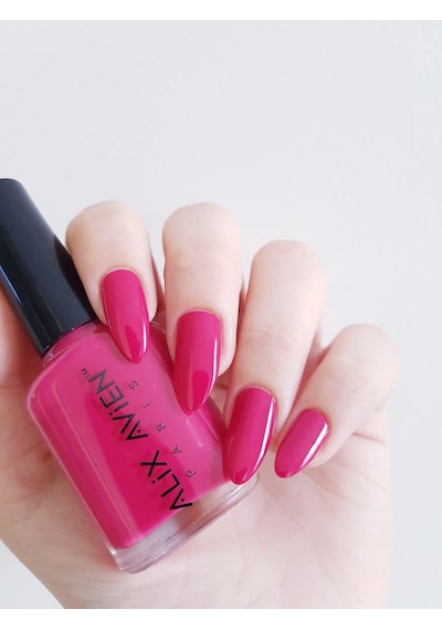 Alix Avien Fuşya Oje 101 Yüksek Pigmentli Uzun Süreli Kalıcılık Hızlı Kuruma Nail Lacquer 101